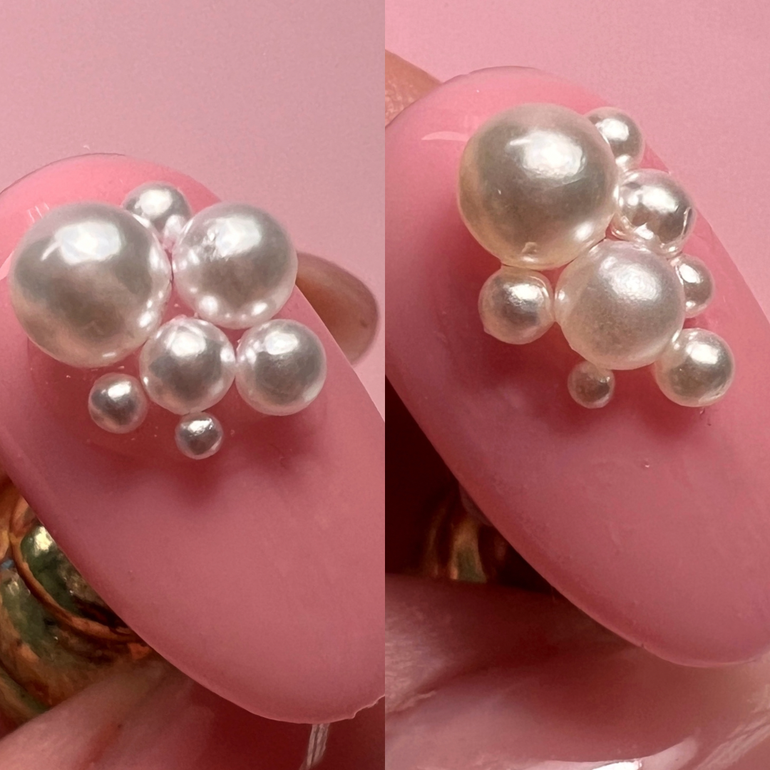 Round Pearl Charm Set