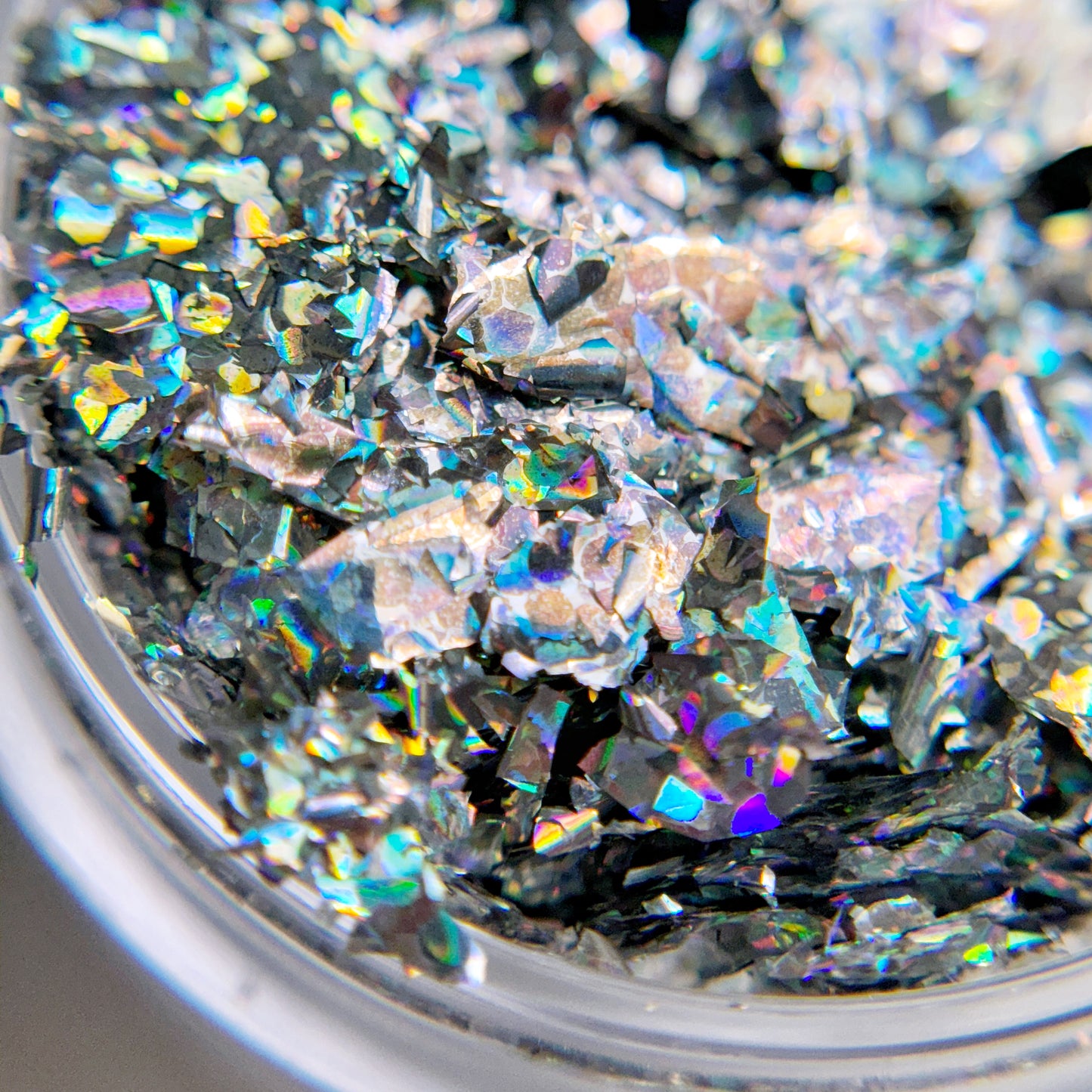 Silver Holo Glimmer Flake
