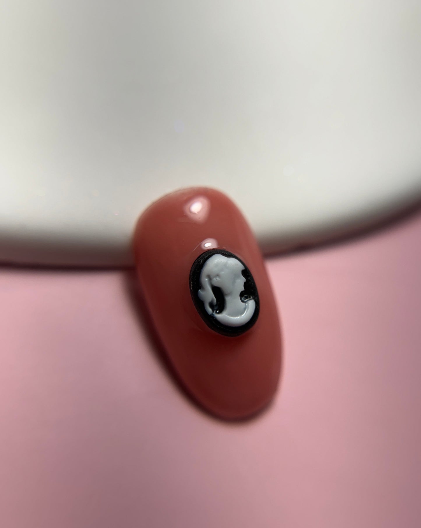 Poet Cameo Charm