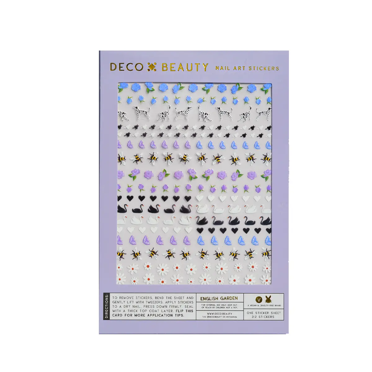 English Garden Nail Stickers