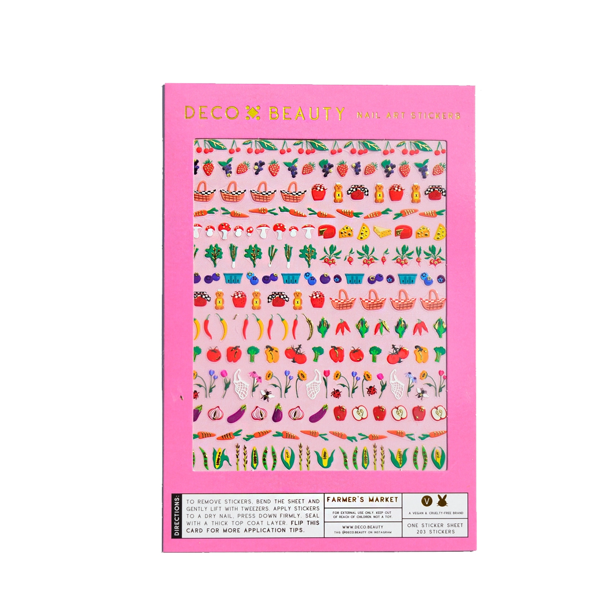 Farmer’s Market Nail Stickers