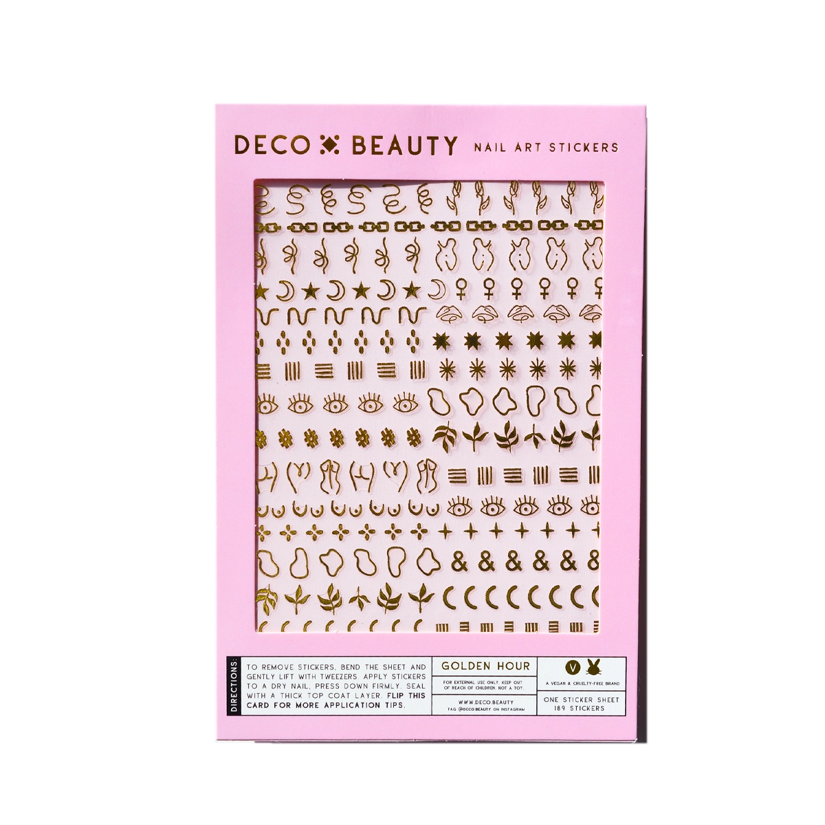 Golden Hour Nail Stickers