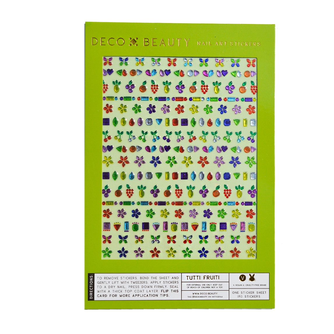 Tutti Frutti Nail Stickers