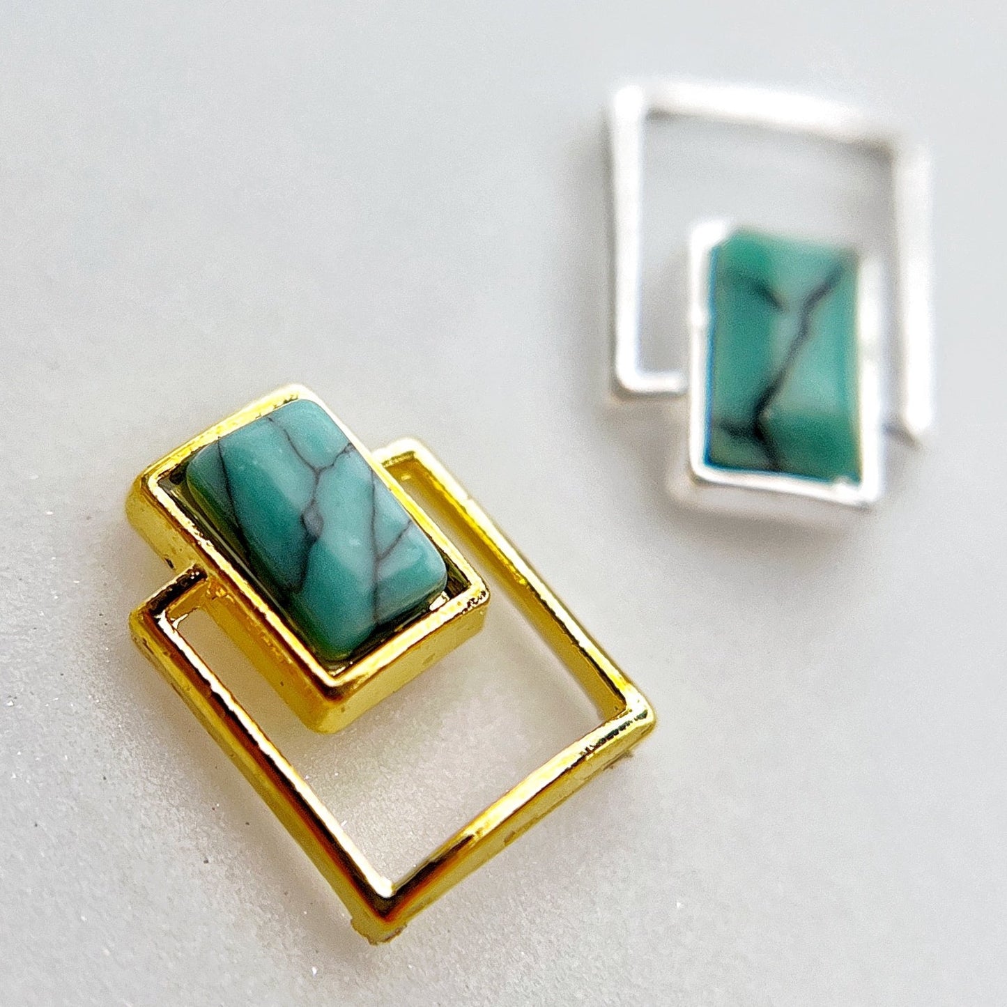 Geometric Turquoise Charm