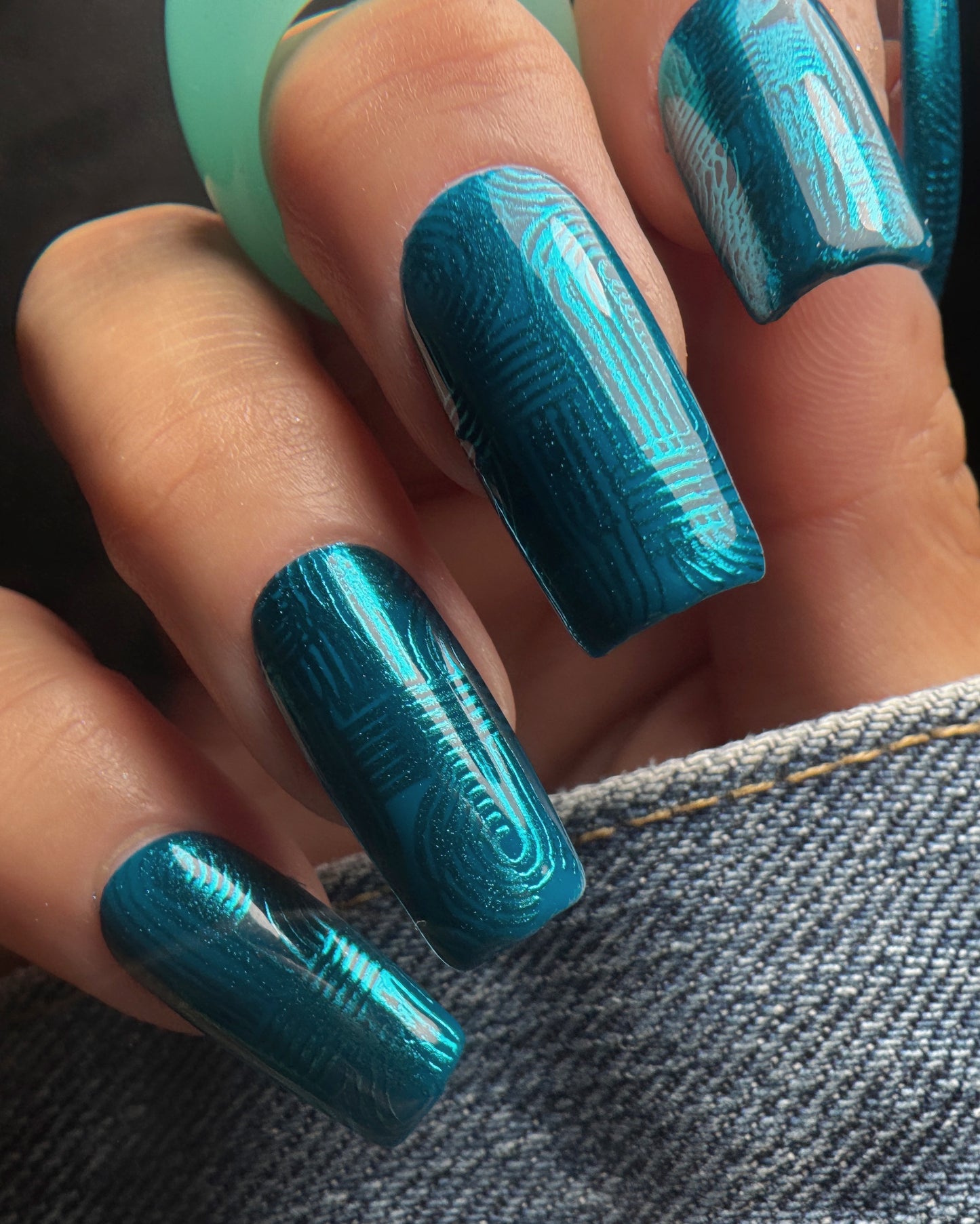Cyber Teal  Pressed Chrome