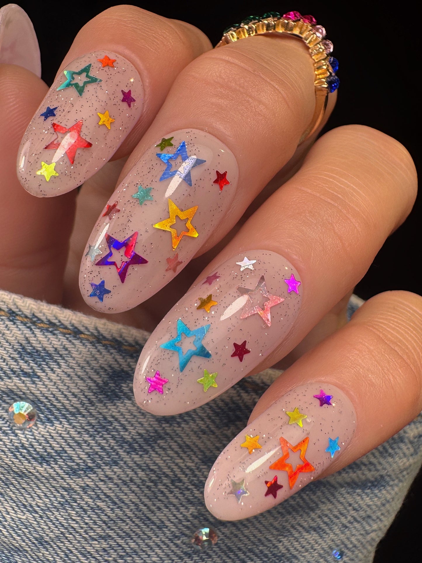 Hollow Stars Glitter Mix