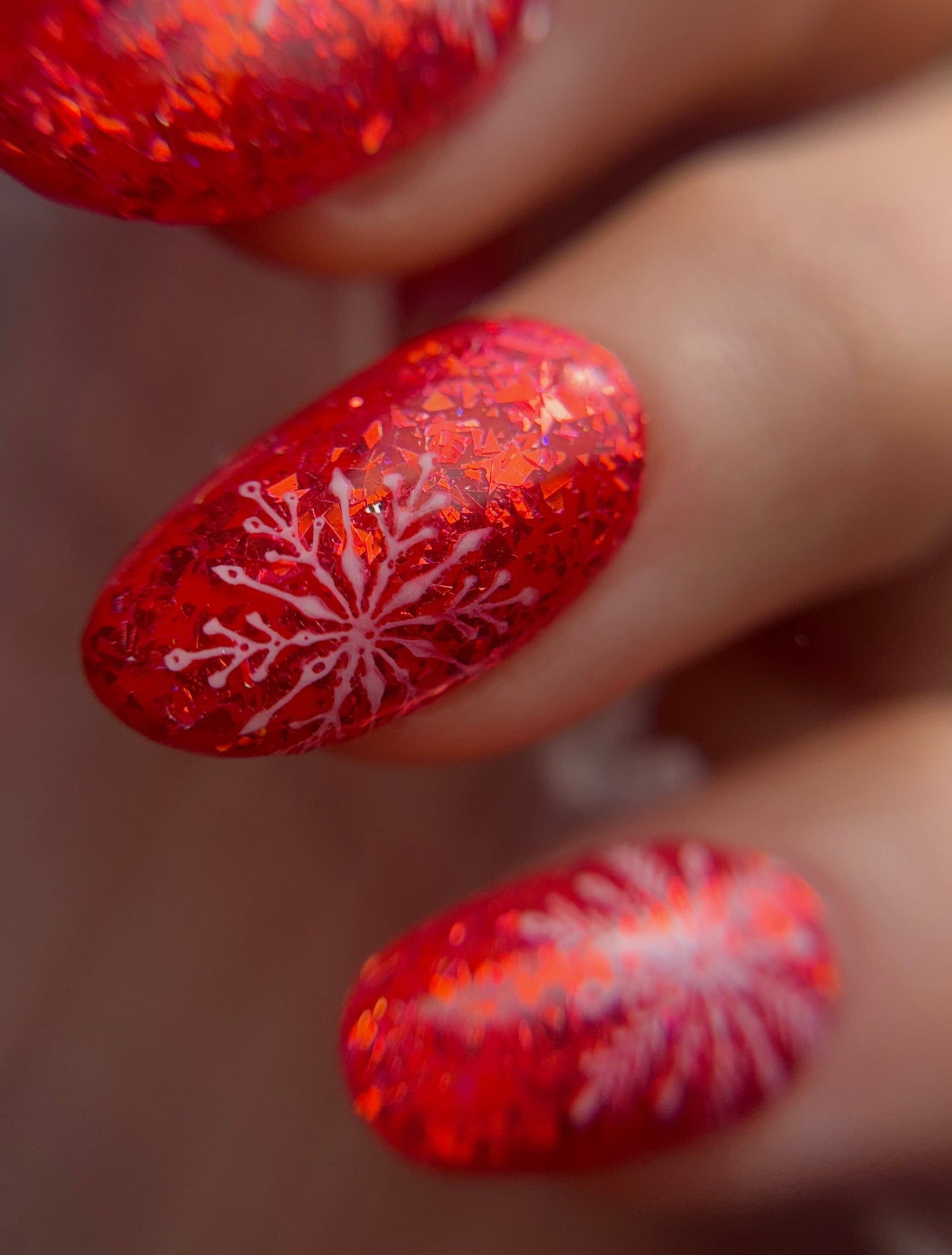 Cherry Fleck Glitter