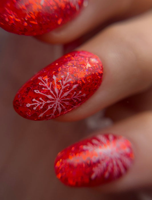 Cherry Fleck Glitter