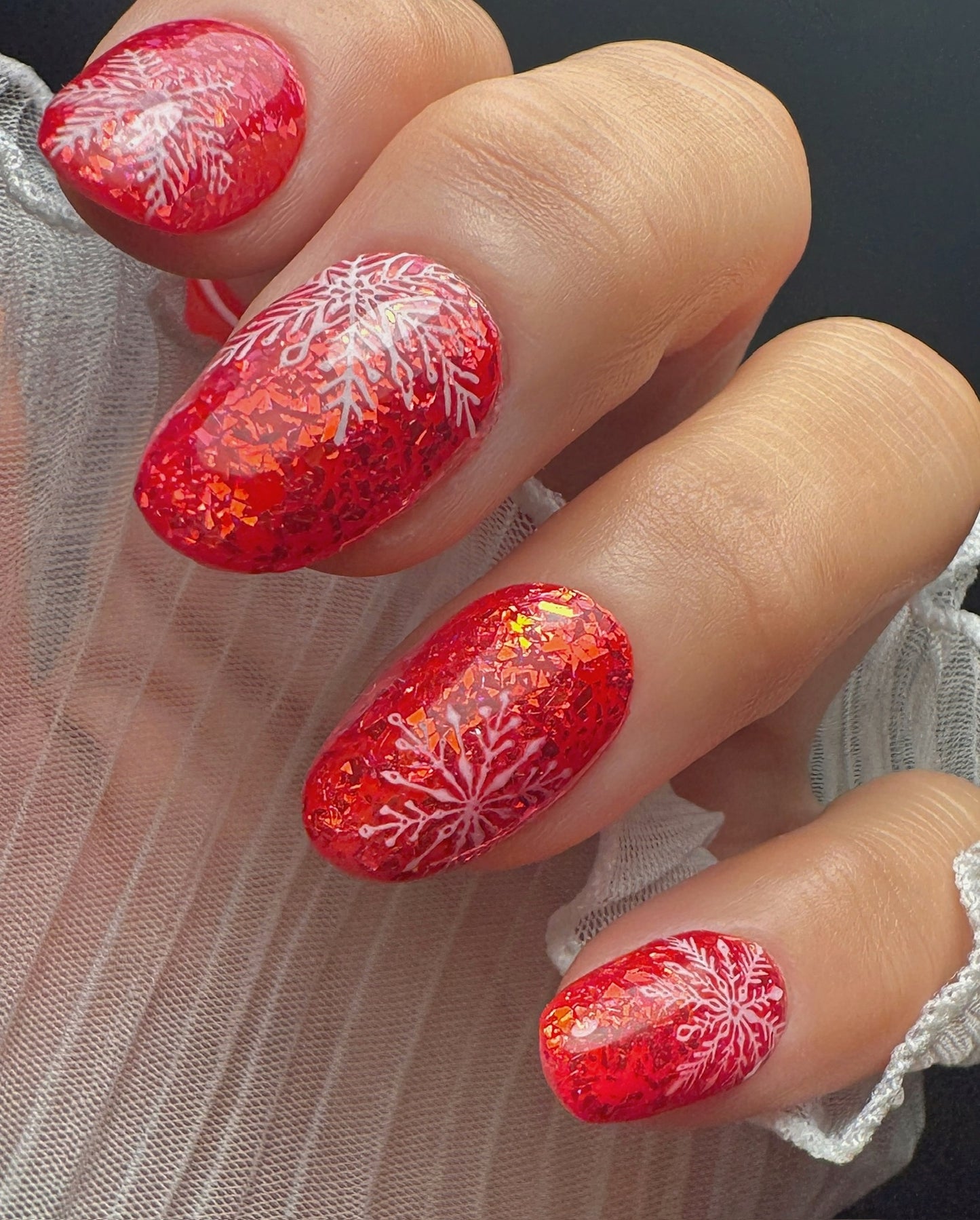 Cherry Fleck Glitter
