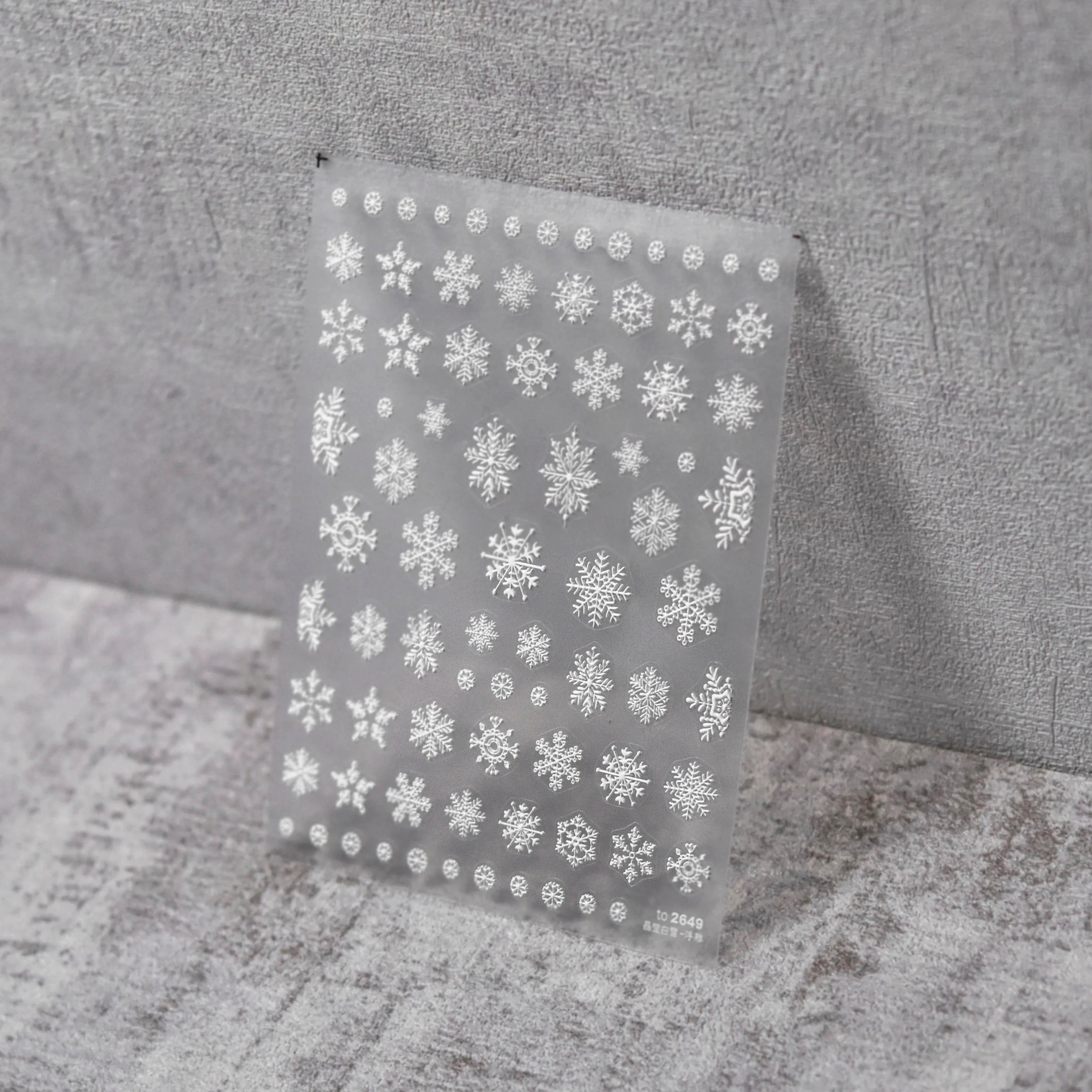 Christmas Nail Art Stickers, Snowflake Nail Decals 3D Self-Adhesive Santa  Claus | eBay