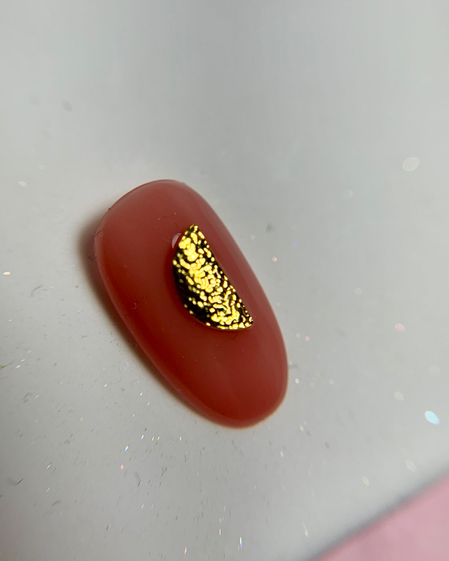 Gold Half Circle Charms