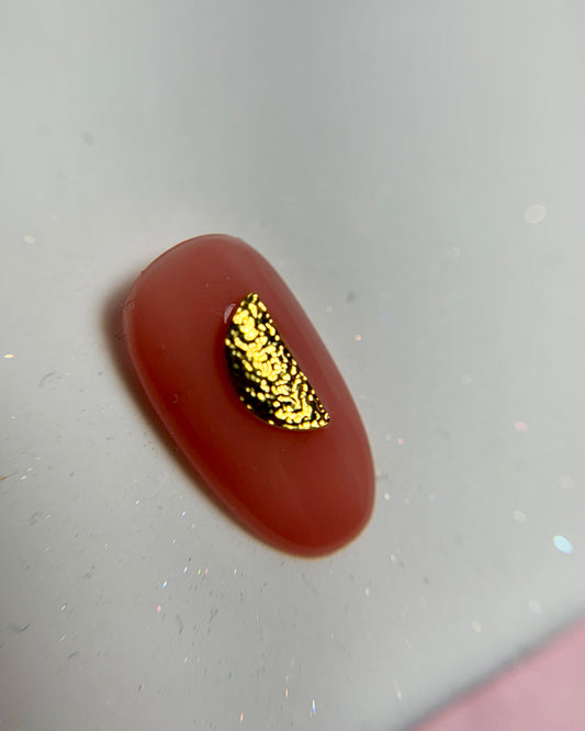 Gold Half Circle Charms