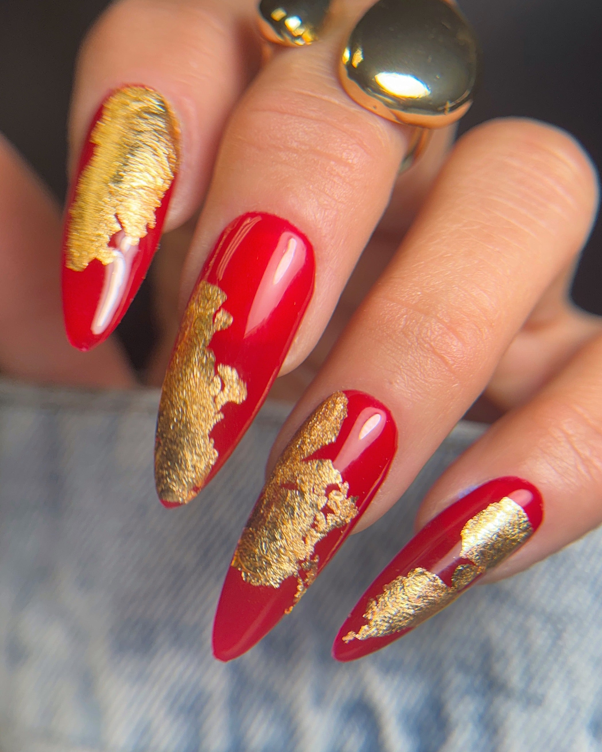 Gold Leaf Flake – Vacation Nail Shop